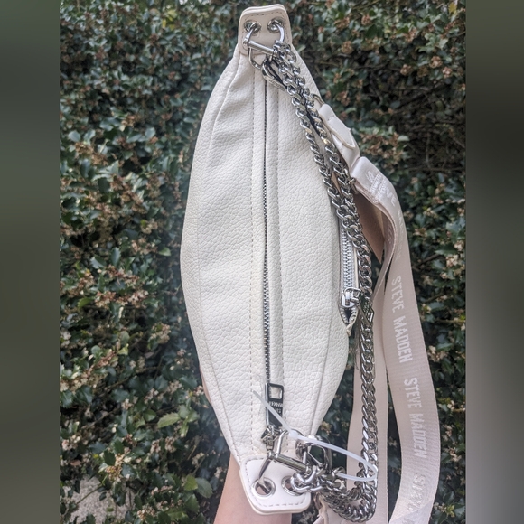 Steve Madden White Half Moon Sling Crossbody Bag With Matching Wallet. NWT. - Picture 10 of 16